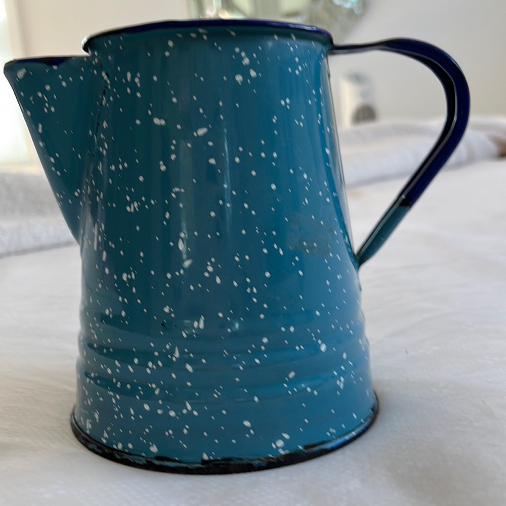 Enamel Ware Pitcher